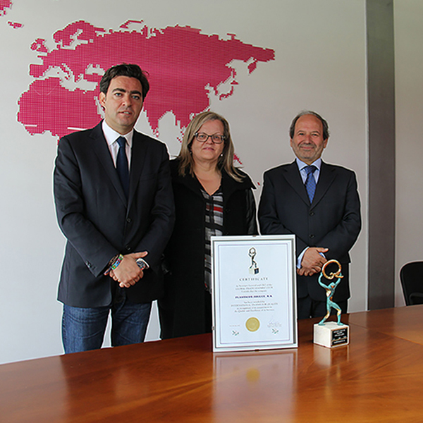 A Plásticos Joluce SA foi galardoada com o “International Trophy for Quality” atribuído pela Global Trade Leaders Club (GTLC)